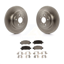 Rear Disc Brake Rotors And Semi-Metallic Pads Kit For Subaru Legacy K8F-101801