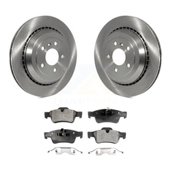 Rear Disc Brake Rotors And Semi-Metallic Pads Kit For Mercedes-Benz ML350 GL450 R350 GL550 GL350 ML500 ML550 GL320 R500 R320 K8F-101822