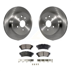 Rear Disc Brake Rotors And Semi-Metallic Pads Kit For Lexus IS250 IS350 K8F-101837