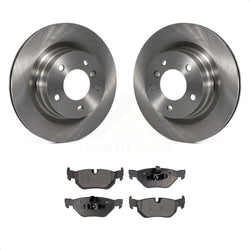 Rear Disc Brake Rotors And Semi-Metallic Pads Kit For BMW 328i 325i 323i K8F-101839