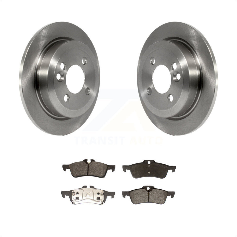 Rear Disc Brake Rotors And Semi-Metallic Pads Kit For Mini Cooper K8F-101865 by Transit Auto