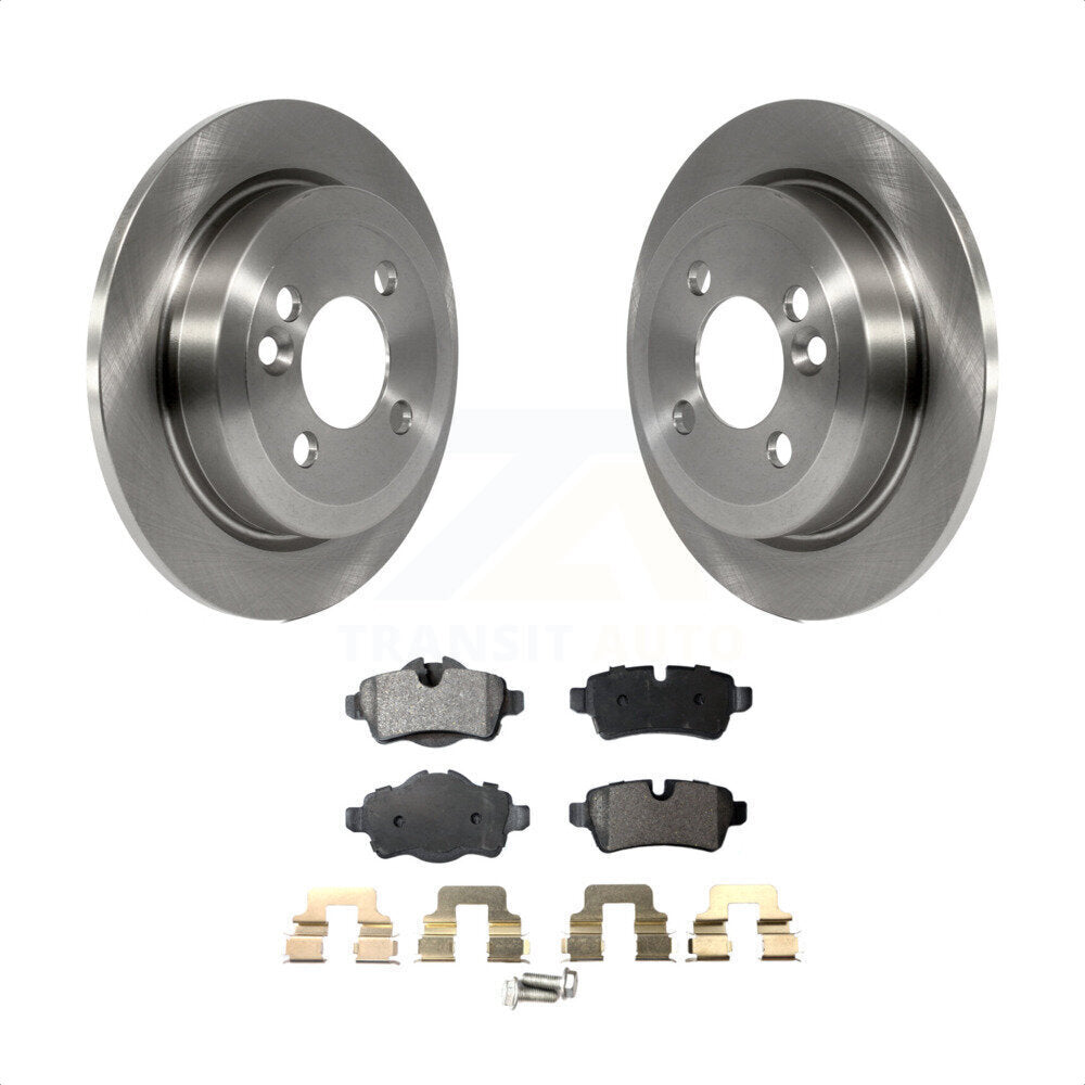 Rear Disc Brake Rotors And Semi-Metallic Pads Kit For Mini Cooper K8F-101866 by Transit Auto