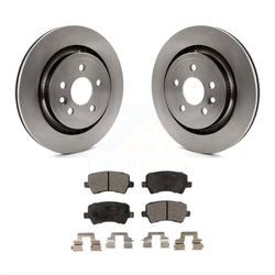 Rear Disc Brake Rotors And Semi-Metallic Pads Kit For Volvo S60 XC70 S80 V60 V70 K8F-101869