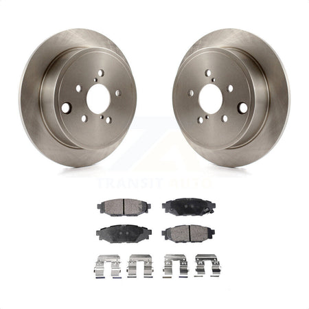 Rear Disc Brake Rotors And Semi-Metallic Pads Kit For Subaru Outback Impreza Forester Legacy Scion FR-S BRZ WRX K8F-101875 by Transit Auto