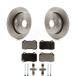 Rear Disc Brake Rotors And Semi-Metallic Pads Kit For Hyundai Genesis Coupe K8F-101899