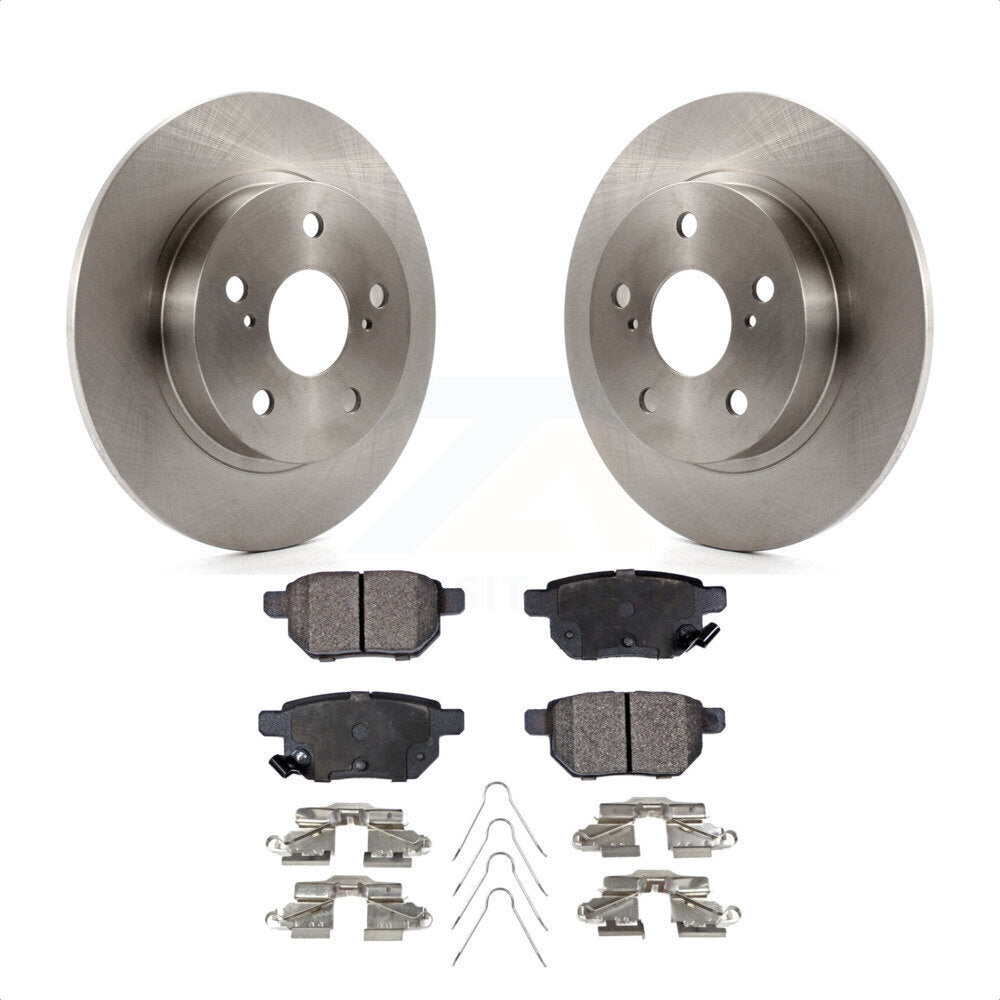 Rear Disc Brake Rotors And Semi-Metallic Pads Kit For 2011-2016 Scion tC K8F-101909 by Transit Auto