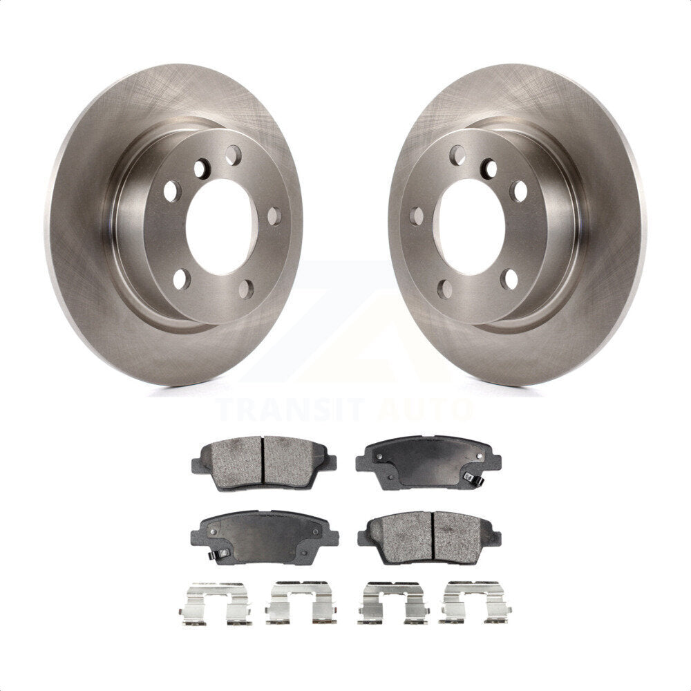 Rear Disc Brake Rotors And Semi-Metallic Pads Kit For Mini Cooper Countryman Paceman K8F-101931 by Transit Auto