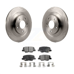 Rear Disc Brake Rotors And Semi-Metallic Pads Kit For Mitsubishi Outlander Sport PHEV RVR K8F-101947