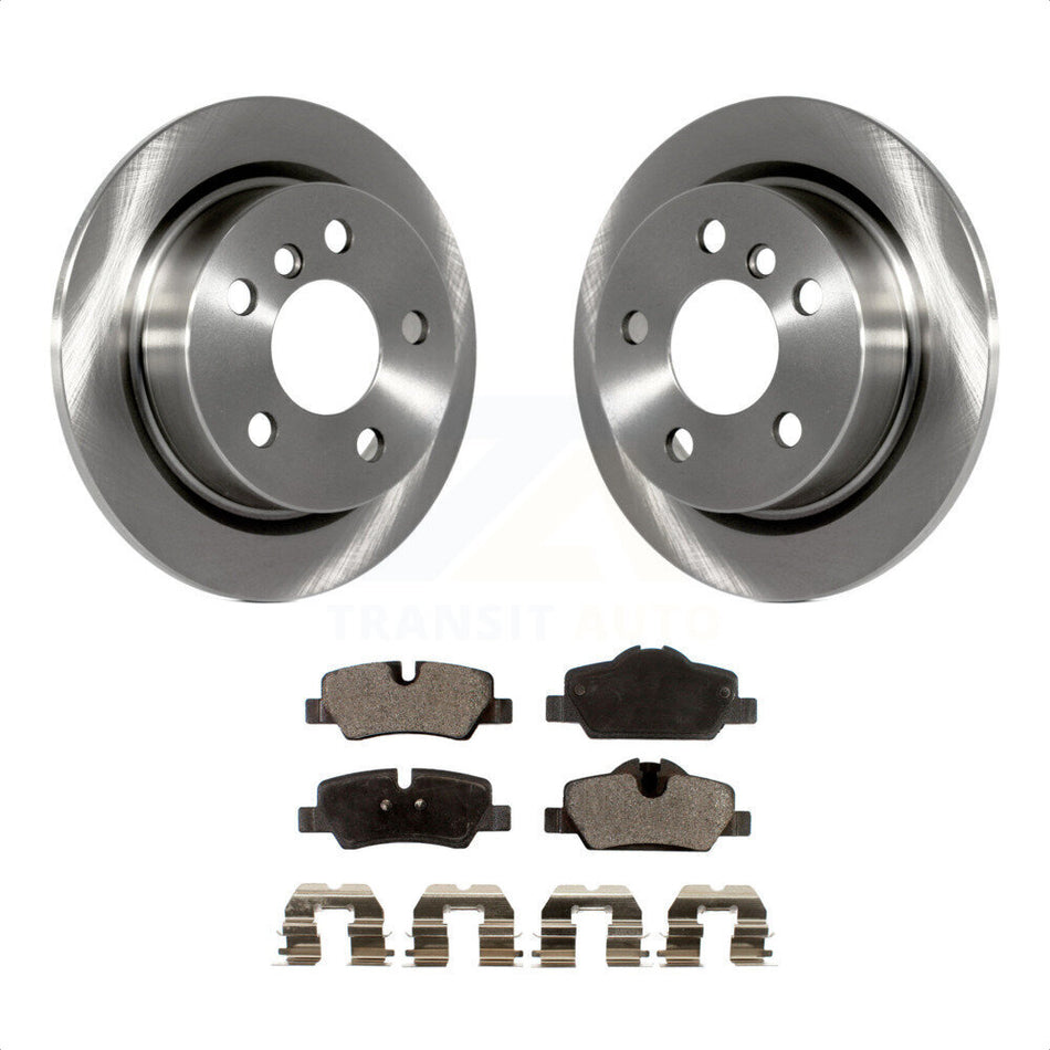 Rear Disc Brake Rotors And Semi-Metallic Pads Kit For Mini Cooper K8F-101961 by Transit Auto