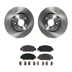 Front Disc Brake Rotors And Semi-Metallic Pads Kit For Honda Accord HR-V K8F-102249
