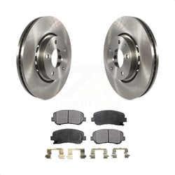 Front Disc Brake Rotors And Semi-Metallic Pads Kit For Mazda CX-5 K8F-102252