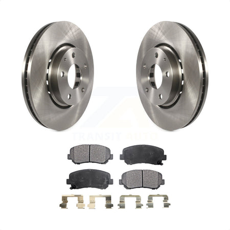 Front Disc Brake Rotors And Semi-Metallic Pads Kit For Mazda CX-5 K8F-102252 by Transit Auto