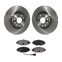 Front Disc Brake Rotors And Semi-Metallic Pads Kit For Volkswagen Audi GTI A3 Quattro Golf Alltrack Sportback e-tron TT Taos Passat K8F-102495