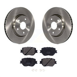 Front Disc Brake Rotors And Semi-Metallic Pads Kit For Lexus IS250 K8F-102497