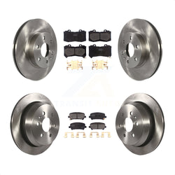 Front Rear Disc Brake Rotors And Semi-Metallic Pads Kit For 2015-2020 Chevrolet Colorado GMC Canyon K8F-102550