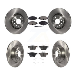 Front Rear Disc Brake Rotors And Semi-Metallic Pads Kit For Audi TT Quattro K8F-102568