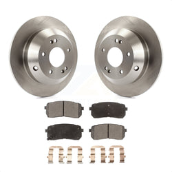 Rear Disc Brake Rotors And Semi-Metallic Pads Kit For 2015-2019 Kia Sedona K8F-102601