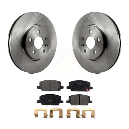 Front Disc Brake Rotors And Semi-Metallic Pads Kit For Chevrolet Trax Buick Encore K8F-102625 by Transit Auto