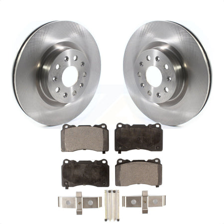 Front Disc Brake Rotors And Semi-Metallic Pads Kit For Cadillac CTS CT6 Chevrolet Camaro K8F-102639 by Transit Auto