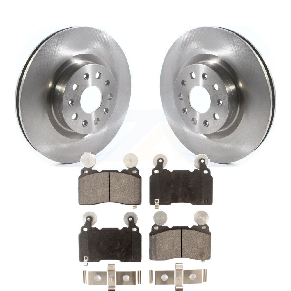 Front Disc Brake Rotors And Semi-Metallic Pads Kit For Cadillac CTS Chevrolet Camaro CT6 K8F-102641 by Transit Auto