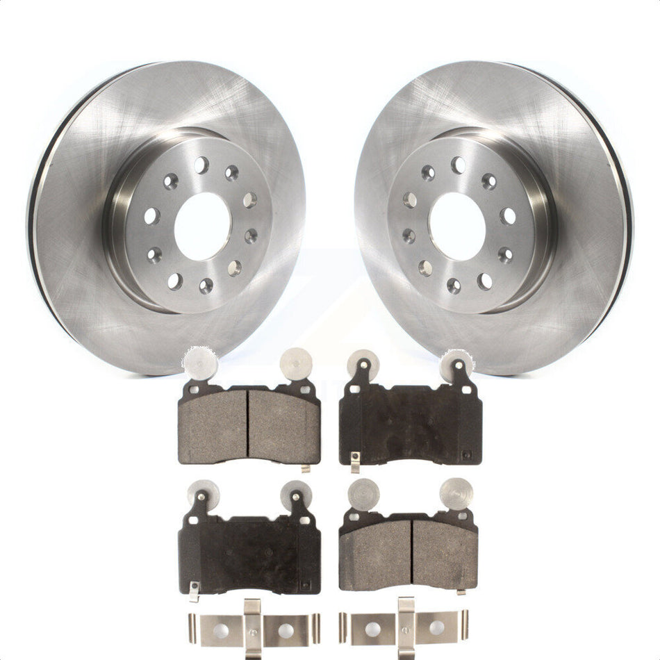 Front Disc Brake Rotors And Semi-Metallic Pads Kit For Cadillac CTS Chevrolet Camaro K8F-102646 by Transit Auto