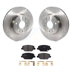 Front Disc Brake Rotors And Semi-Metallic Pads Kit For Chevrolet Camaro Without Brembo Calipers K8F-102647