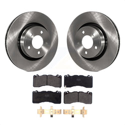 Front Disc Brake Rotors And Semi-Metallic Pads Kit For 2015 Ford Mustang V6 With Brembo Brakes K8F-102650