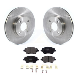 Front Disc Brake Rotors And Semi-Metallic Pads Kit For 2014-2019 Ford Fiesta ST K8F-102652