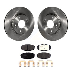 Front Disc Brake Rotors And Semi-Metallic Pads Kit For Kia Soul Hyundai Kona Forte Elantra GT Seltos Forte5 K8F-102662