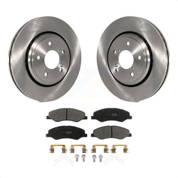Front Disc Brake Rotors And Semi-Metallic Pads Kit For 2018-2023 Honda Odyssey K8F-102667