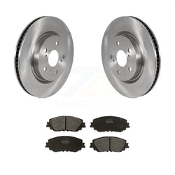 Front Disc Brake Rotors And Semi-Metallic Pads Kit For Toyota Camry RAV4 Lexus ES350 Avalon ES300h UX250h UX200 C-HR ES250 Venza K8F-102683