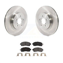 Front Disc Brake Rotors And Semi-Metallic Pads Kit For Subaru Crosstrek Impreza K8F-102685