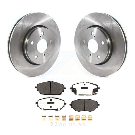 Front Disc Brake Rotors And Semi-Metallic Pads Kit For Toyota C-HR K8F-102689 by Transit Auto