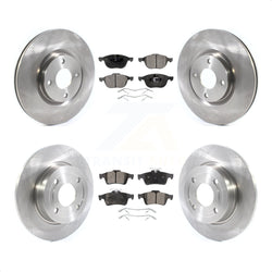 Front Rear Disc Brake Rotors And Semi-Metallic Pads Kit For Ford EcoSport K8F-102712