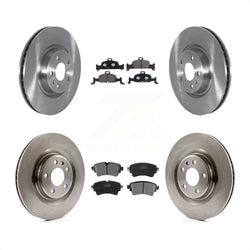 Front Rear Disc Brake Rotors And Semi-Metallic Pads Kit For Audi Q5 A5 Quattro A4 A6 Sportback allroad K8F-102763