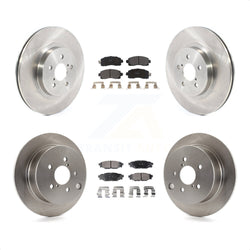 Front Rear Disc Brake Rotors And Semi-Metallic Pads Kit For Subaru Crosstrek Impreza K8F-102770