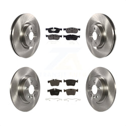 Front Rear Disc Brake Rotors And Semi-Metallic Pads Kit For Land Rover Discovery Sport Jaguar E-Pace K8F-102777