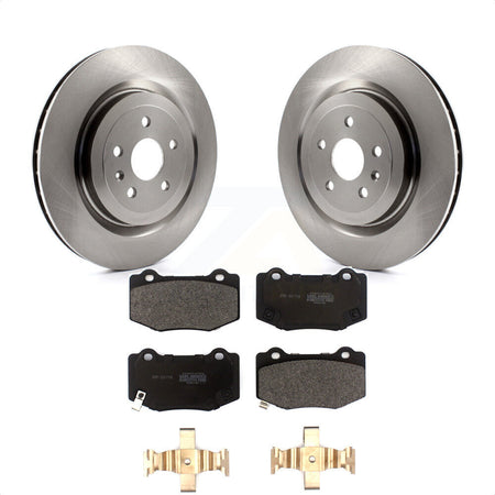 Rear Disc Brake Rotors And Semi-Metallic Pads Kit For Chevrolet Camaro SS K8F-102778 by Transit Auto