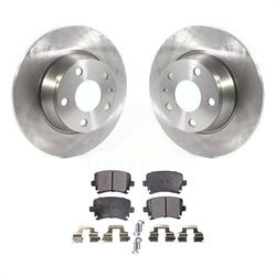 Rear Disc Brake Rotors And Semi-Metallic Pads Kit For Audi TT Quattro With 286mm Diameter Rotor K8F-102792