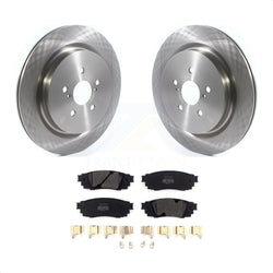 Rear Disc Brake Rotors And Semi-Metallic Pads Kit For Lexus RX350 RX450h RX350L RX450hL K8F-102797