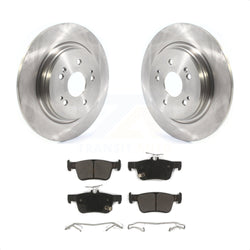Rear Disc Brake Rotors And Semi-Metallic Pads Kit For 2019-2022 Acura RDX K8F-102809