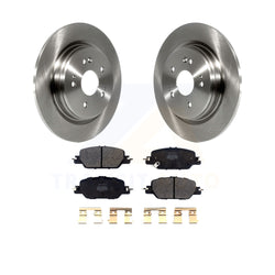 Rear Disc Brake Rotors And Semi-Metallic Pads Kit For 2017-2022 Honda CR-V K8F-102812