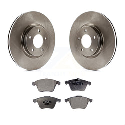 Front Disc Brake Rotors And Semi-Metallic Pads Kit For Mazda 3 K8F-102830