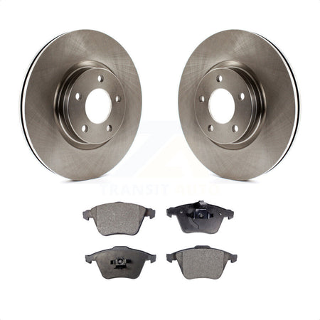 Front Disc Brake Rotors And Semi-Metallic Pads Kit For Mazda 3 K8F-102830 by Transit Auto