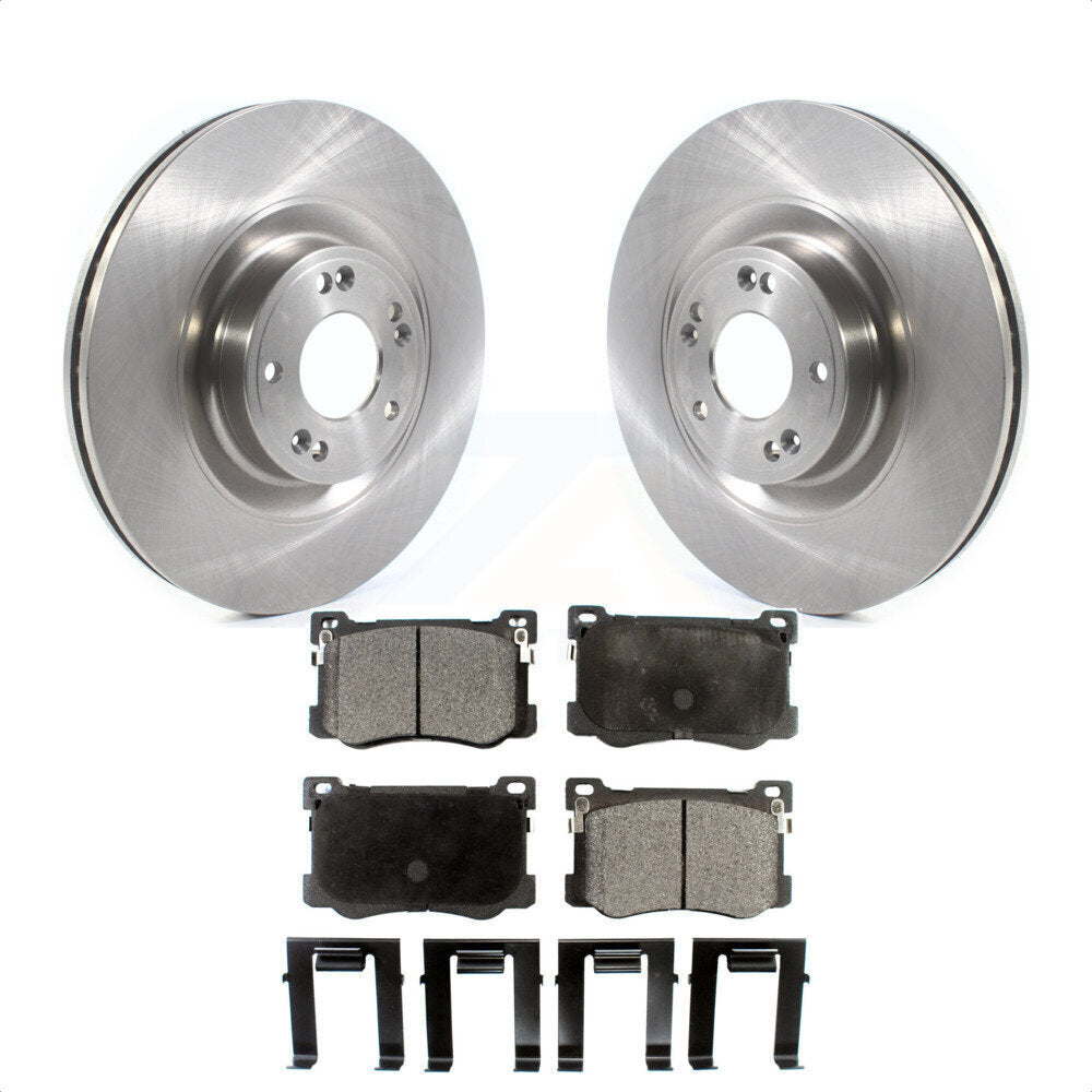 Front Disc Brake Rotors And Semi-Metallic Pads Kit For Hyundai Genesis G80 Kia K900 3.8L K8F-102836 by Transit Auto