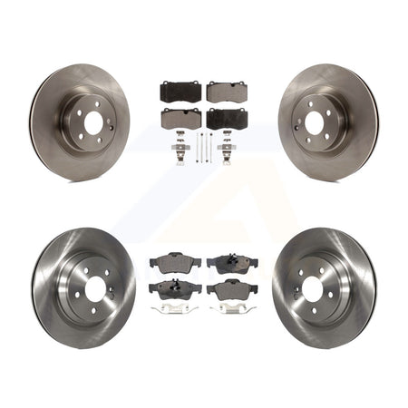 Front Rear Disc Brake Rotors And Semi-Metallic Pads Kit For Mercedes-Benz S550 SL550 S600 CL550 S400 S350 CL600 S450 K8F-102850 by Transit Auto