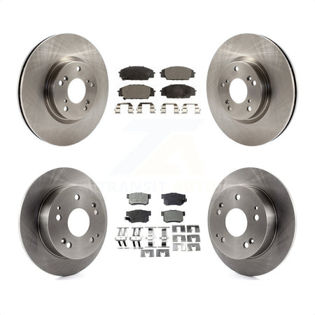 Front Rear Disc Brake Rotors And Semi-Metallic Pads Kit For 2002-2006 Acura RSX Type-S K8F-102873 by Transit Auto