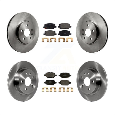 Front Rear Disc Brake Rotors And Semi-Metallic Pads Kit For Chevrolet Trax Buick Encore K8F-102998 by Transit Auto