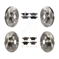 Front Rear Disc Brake Rotors And Semi-Metallic Pads Kit For Land Rover Range Evoque With 325mm Diameter Rotor K8F-103063