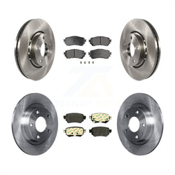Front Rear Disc Brake Rotors And Semi-Metallic Pads Kit For 2019-2021 Mazda 6 Naturally Aspirated K8F-103088